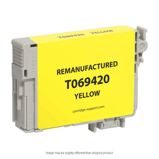 Remanufactured Epson T069420-S Standard Yield Yellow Ink, 350 pages (ITC RPLEPT069420R)