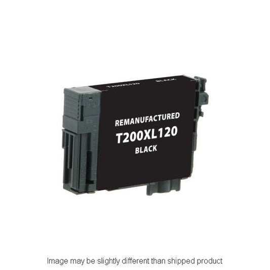 Remanufactured Epson T200XL120 High Yield Black Ink, 550 pages, OEM T200XL120S (ITC RPLEPT200XL120R)