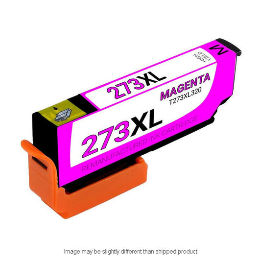 Remanufactured Epson T273XL320 High Yield Magenta Ink, 650 pages, OEM T273XL320S (ITC RPLEPT273XL320R)
