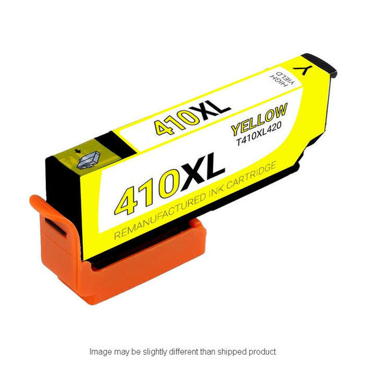 Remanufactured Epson T410XL420 High Yield Yellow Ink, 650 pages, OEM T410XL420S (ITC RPLEPT410XL420R)