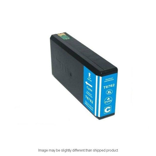 Remanufactured Epson T676XL220 High Yield Cyan Ink, 1,200 pages, OEM T676XL220S (ITC RPLEPT676XL220R)