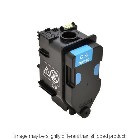 Compatible Konica Minolta AAJW430 TNP79 Standard Yield Cyan Toner, 9,000 pages (ITC RPLKMTNP79C)