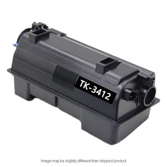 Compatible Kyocera 1T0C0X0US0 TK3412 Standard Yield Black Toner, 15,500 pages (ITC RPLKYTK3412)