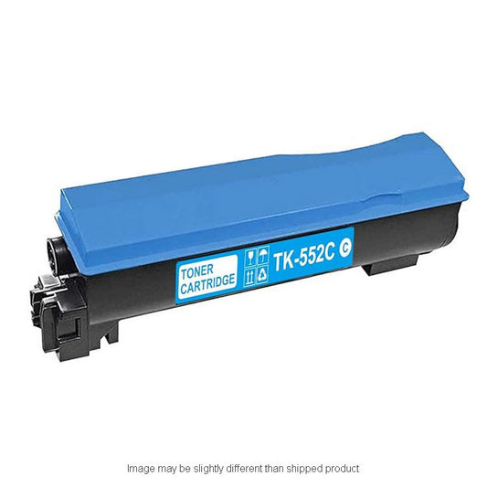 Compatible Kyocera 1T02HMCUS0 TK552 Standard Yield Cyan Toner, 6,000 pages (ITC RPLKYTK552C)