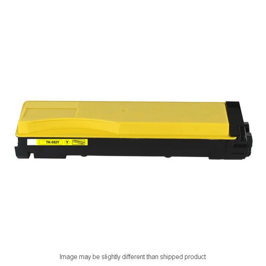 Compatible Kyocera 1T02HMAUS0 TK552 Standard Yield Yellow Toner, 6,000 pages (ITC RPLKYTK552Y)