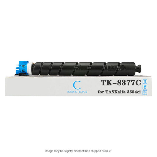 Compatible Kyocera 1T02XDCUS0 TK8377 Standard Yield Cyan Toner, 20,000 pages (ITC RPLKYTK8377C)