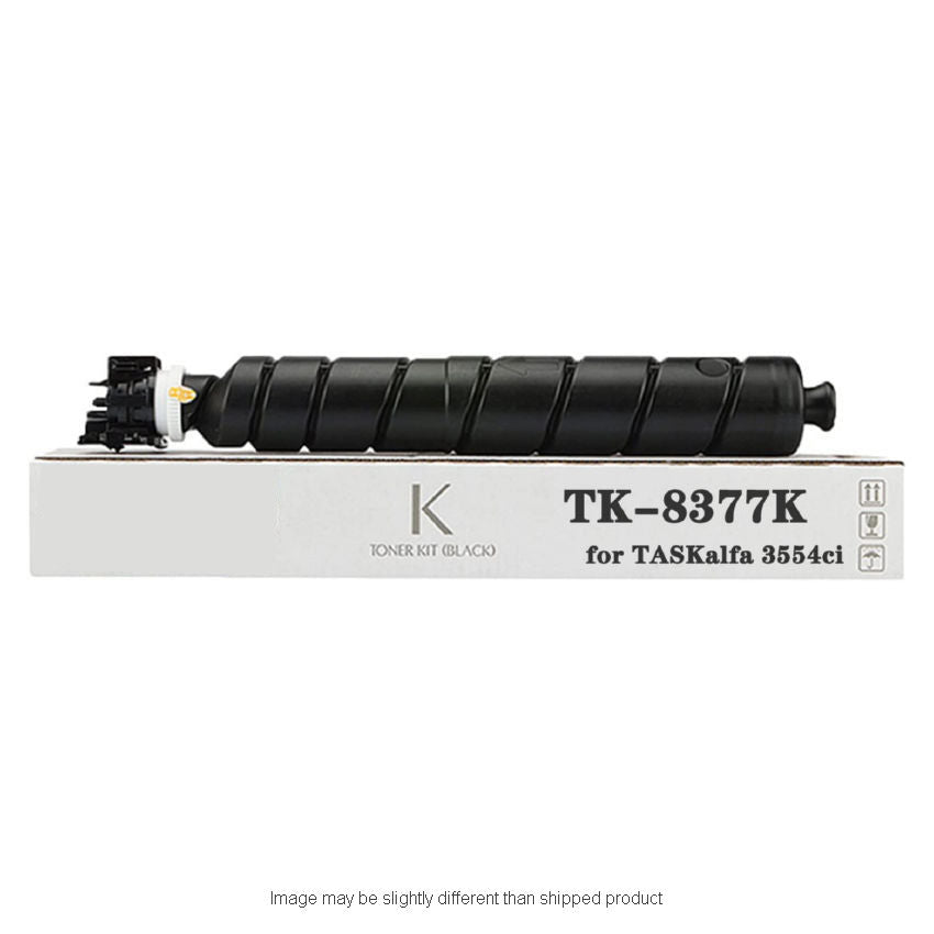Compatible Kyocera 1T02XD0US0 TK8377 Standard Yield Black Toner, 30,000 pages (ITC RPLKYTK8377K)