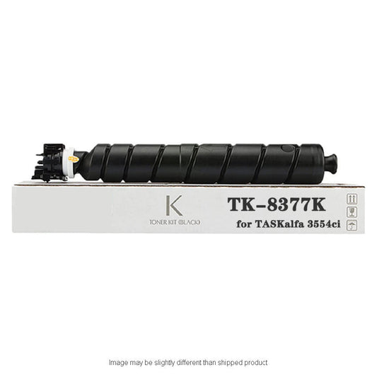 Compatible Kyocera 1T02XD0US0 TK8377 Standard Yield Black Toner, 30,000 pages (ITC RPLKYTK8377K)
