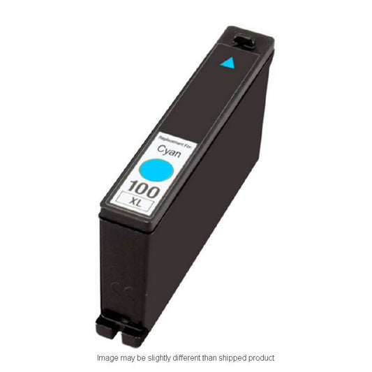 Compatible Lexmark 14N1069 #100XL High Yield Cyan Ink, 600 pages (ITC RPLLX14N1069)