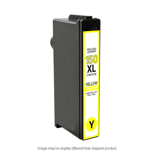 Compatible Lexmark 14N1618 #150XL High Yield Yellow Ink, 700 pages (ITC RPLLX14N1618)