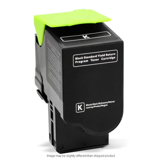Remanufactured Lexmark 78C10K0 Standard Yield TAA Black Toner, 2,000 pages (ITC RPLLX78C10K0RT)