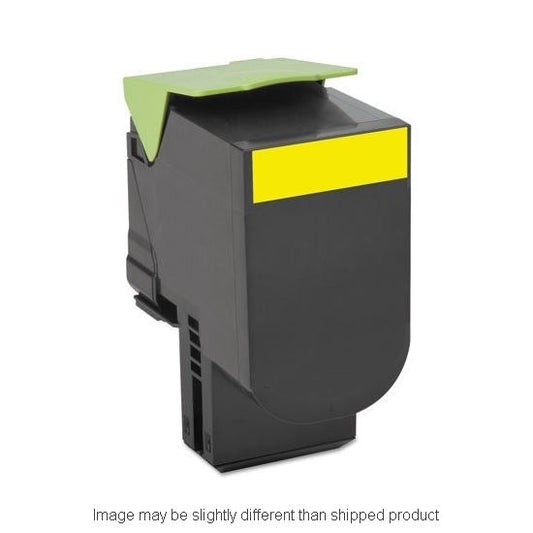 Remanufactured Lexmark 78C1XY0 Extra High Yield TAA Yellow Toner, 5,000 pages (ITC RPLLX78C1XY0RT)