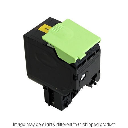 Compatible Lexmark 80C0H40 High Yield Yellow Toner, 3,000 pages (ITC RPLLX80C0H40)