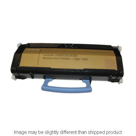 Remanufactured Lexmark X264H21G High Yield TAA Black Toner, 9,000 pages (ITC RPLLXX264H21GRT)