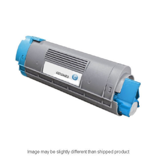 Compatible Okidata 43324403 High Yield Cyan Toner, 5,000 pages (ITC RPLOK43324403)