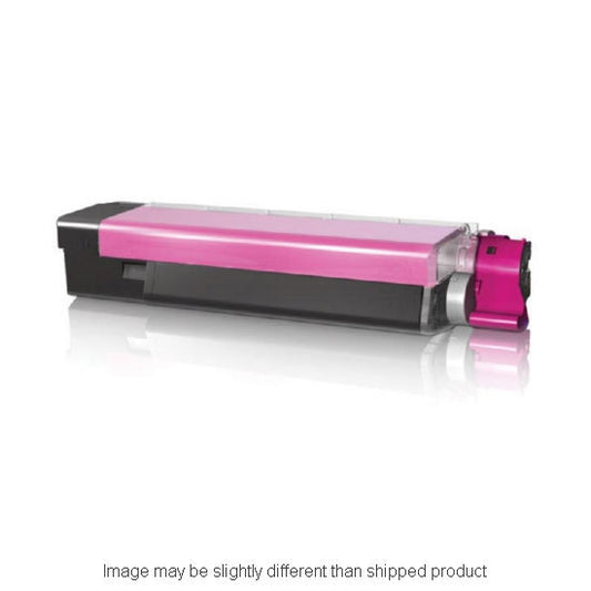 Compatible Okidata 43865718 Standard Yield Magenta Toner, 6,000 pages (ITC RPLOK43865718)
