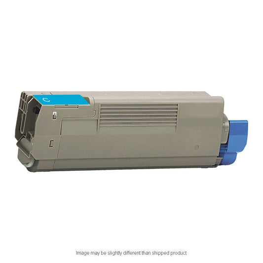 Compatible Okidata 44059111 Standard Yield Cyan Toner, 8,000 pages (ITC RPLOK44059111)