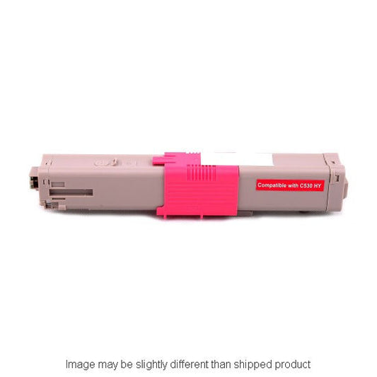 Compatible Okidata 44469702 Standard Yield Magenta Toner, 3,000 pages (ITC RPLOK44469702)