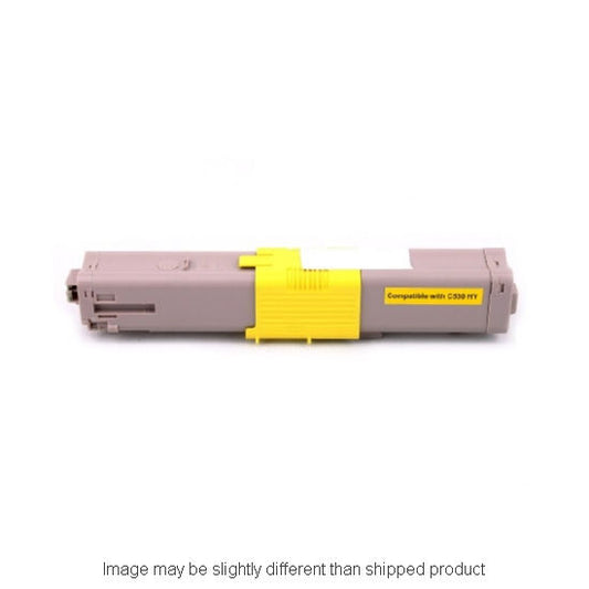 Compatible Okidata 44469719 High Yield Yellow Toner, 5,000 pages (ITC RPLOK44469719)