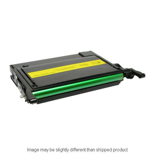 Compatible Samsung CLP-Y660B Standard Yield Yellow Toner, 5,500 pages (ITC RPLSACLPY660B)