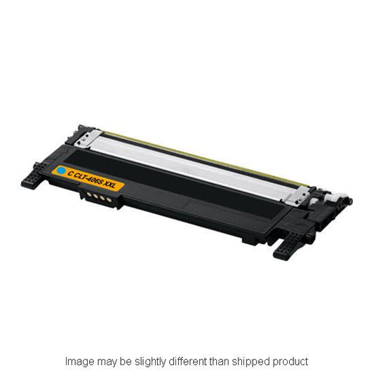 Compatible Samsung CLT-C406S Standard Yield Cyan Toner, 1,000 pages (ITC RPLSACLTC406S)