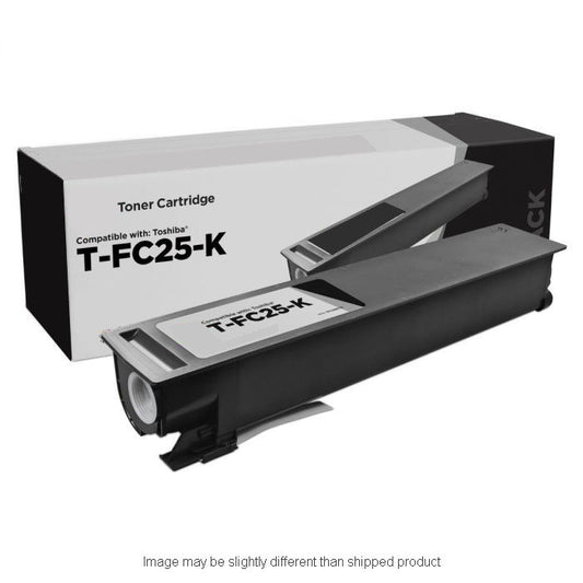 Compatible Toshiba TFC25K Standard Yield Black Toner, 34,200 pages (ITC RPLTOTFC25K)