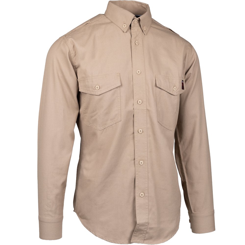 PIP AR/FR Ripstop Lsleeve SHIRT-9 CAL/CM2 TAN 3X