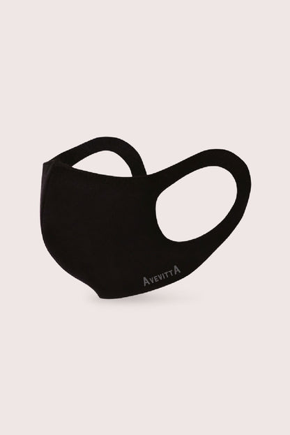 Triple Action Reusable Face Mask - Black (Child Size)