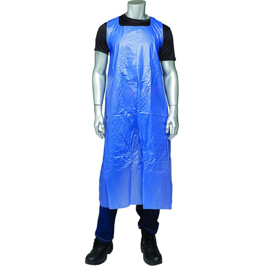 PIP 6 MIL 35X55" Vinyl Die Cut Apron-, 72 Pairs/Case
