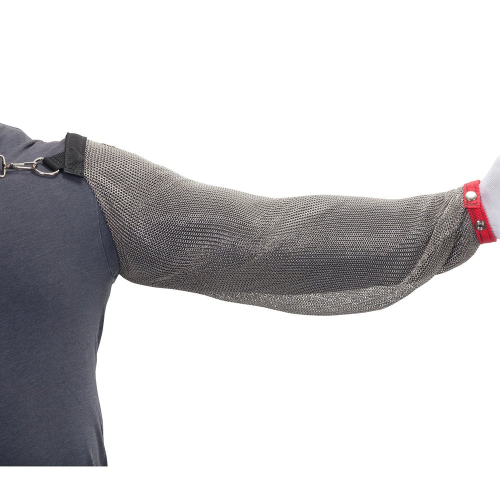 PIP Steel Mesh Sleeve With Adjustable Chest Strap L