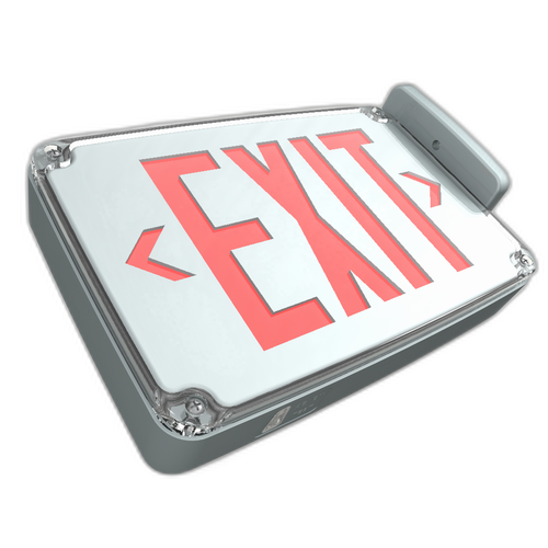 Best Lighting Weatherproof Exit 2-F Red/Black (WLEZXTEU2RB)