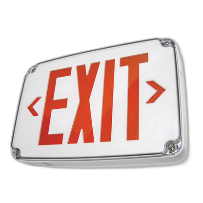 Best Lighting Weatherproof Exit 2-F Red/Black (WLEZXTEU2RB)