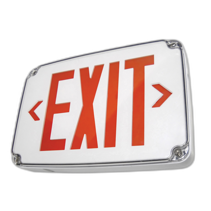 Best Lighting Weatherproof Exit 2-F Red/Black (WLEZXTEU2RB)