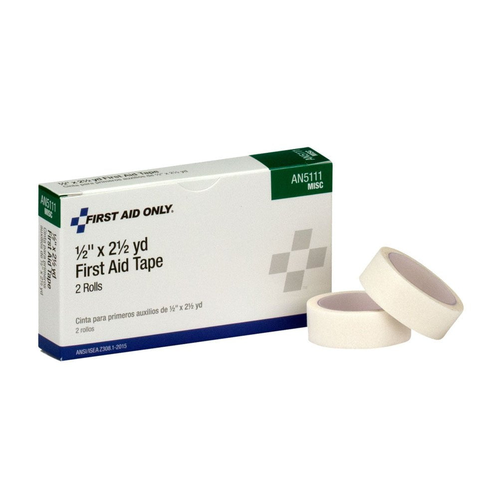 First Aid Only 1/2"x 2.5 yd. First Aid Tape, 2 Per Box