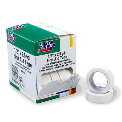 First Aid Only 1/2"x2.5 yd. First Aid Tape, 20 Per Box