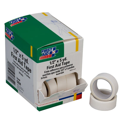 First Aid Only 1/2"x5 yd. First Aid Tape, 20 Per Box