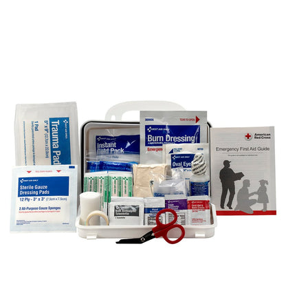 First Aid Only 10 Person ANSI A Plastic First Aid Kit, ANSI 2021 Compliant