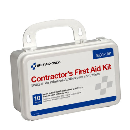 First Aid Only 10 Person OSHA Contractor First Aid Kit, Plastic Case