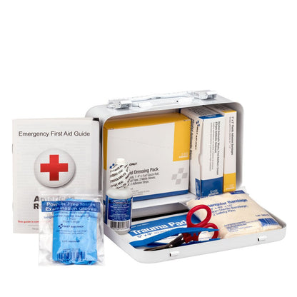First Aid Only 10 Person Vehicle First Aid Kit, Weatherproof Steel Case