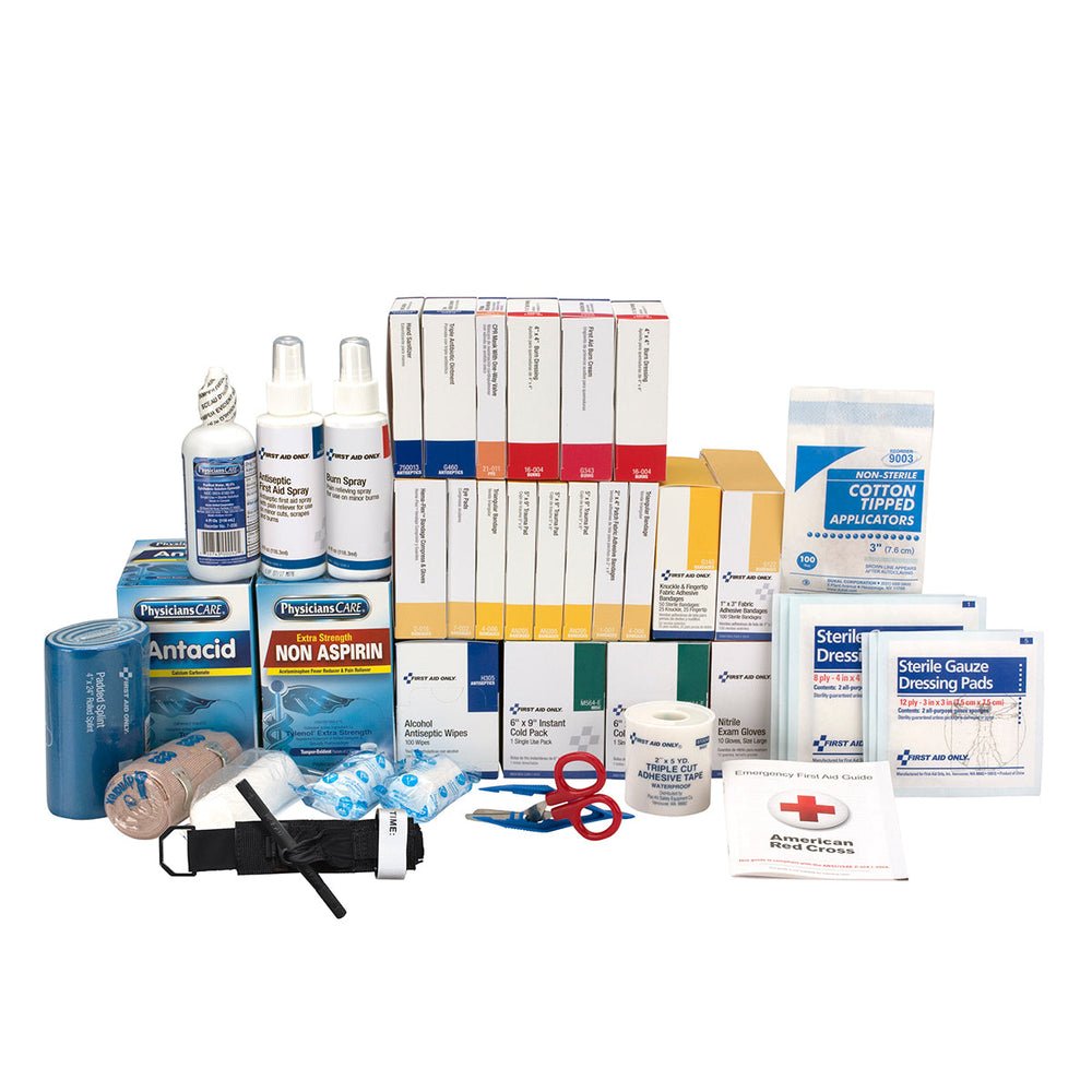First Aid Only 100 Person ANSI B 3 Shelf Refill Kit, ANSI 2021 Complaint