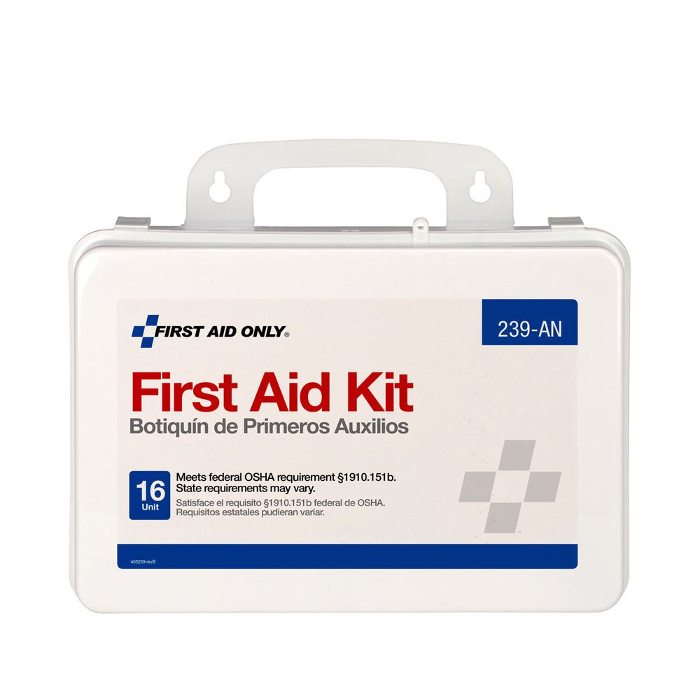 First Aid Only 16 Unit First Aid Kit, Plastic Case, OSHA Compliant