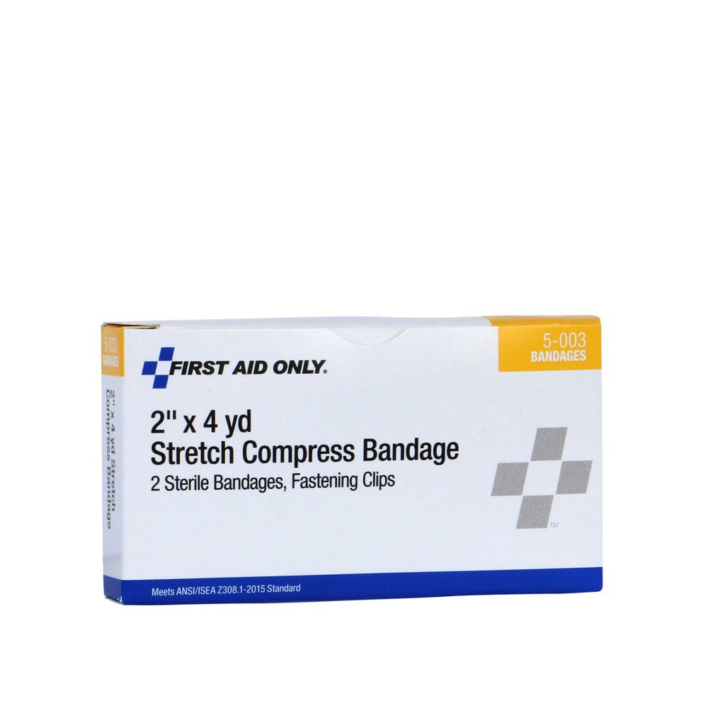 First Aid Only 2" Sterile Stretch Gauze Compress, 2 Per box