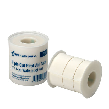 First Aid Only 2" Triple Cut Waterproof First Aid Tape, 6 Per Box