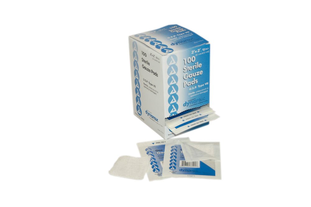 First Aid Only 2"x2" Sterile Gauze Pads, 100 Per Box