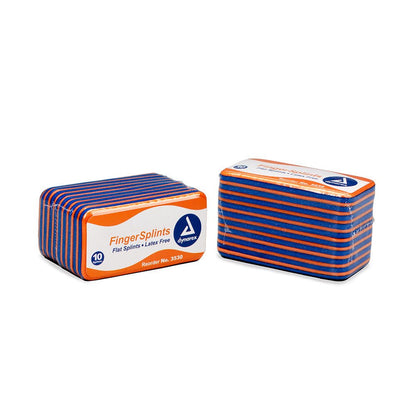 First Aid Only 2"x4.25" Padded Finger Splints, 10/pack