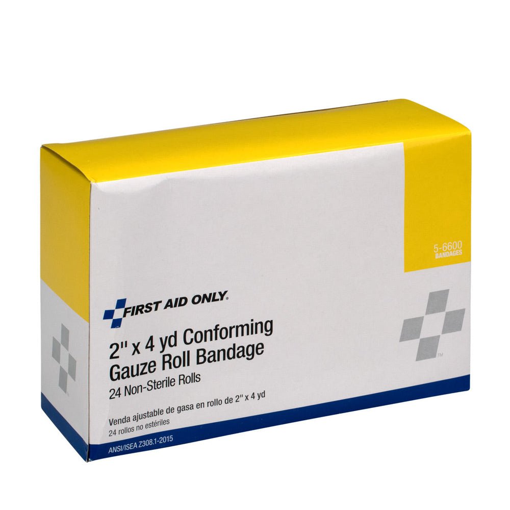 First Aid Only 2"x 5 yd. Conforming Gauze Non-Sterile, 24 Per Box