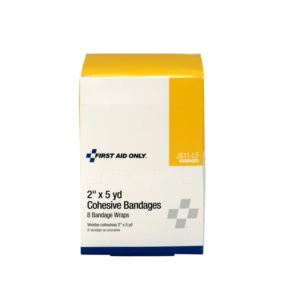 First Aid Only 2"x5 yd. Self-Adhering Wrap, 8 per Box