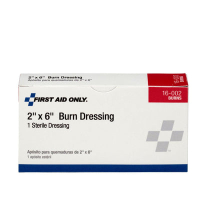 First Aid Only 2"x6" Burn Dressing, 1 Per Box