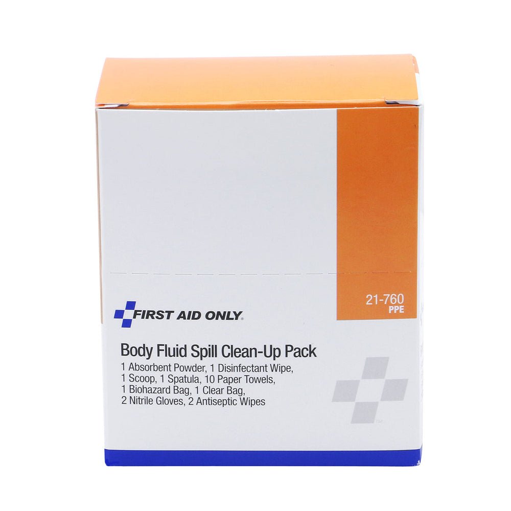 First Aid Only Bloodborne Pathogen (BBP) Spill Clean-Up Pack (22 Piece) Pack