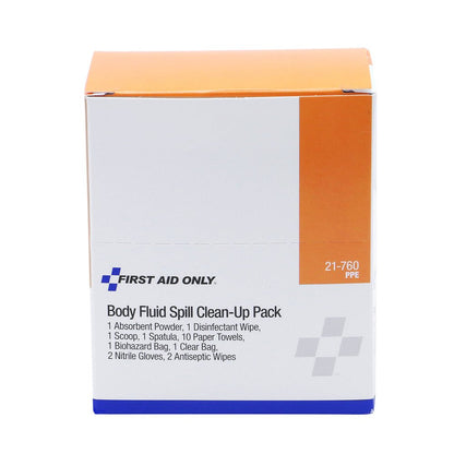 First Aid Only Bloodborne Pathogen (BBP) Spill Clean-Up Pack (22 Piece) Pack